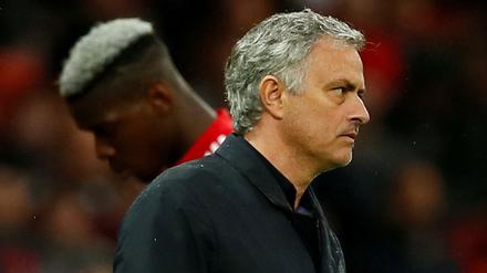 Abgang. Jose Mourinho hat Paul Pogba (Hintergrund) in Manchester zum letzten Mal ausgewechselt. 