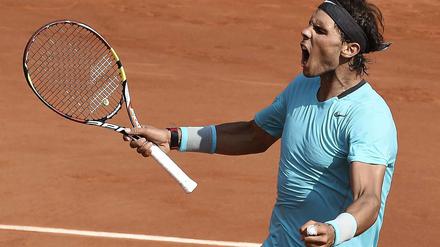 Gewohnter Jubel. Rafael Nadal ist in Roland Garros einfach nicht zu bezwingen.