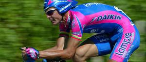 Raimondas Rumsas vor fünf Jahren auf der 19. Etappe der Tour de France.
