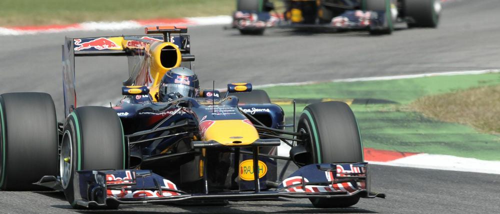 Sebastian Vettel und Mark Webber: Beide Red-Bull-Piloten haben Chancen auf den WM-Titel