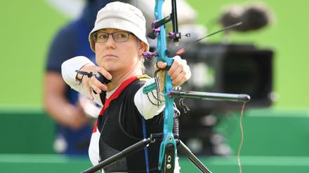 Silbermedaillengewinnerin Lisa Unruh bei den Olympischen Spielen 2016.