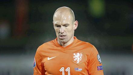 Nachdenklicher Abgang. Arjen Robben verliert mit den Niederlanden in Island