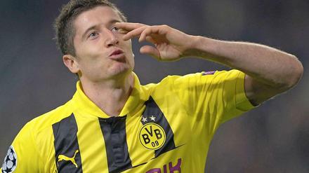 Tore für die Nachfolger? Das Geld aus der Champions League soll zukünftig mehr teure Spieler nach Dortmund locken. Stürmer Robert Lewandowski könnte dann schon weitergezogen sein.