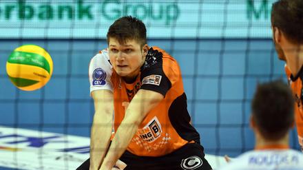 Ruben Schott, 22, will mit den BR Volleys heute in Moskau (18 Uhr, Livestream auf laola1.tv) einen 3:2-Satzvorsprung verteidigen. 