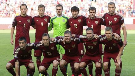 Das russische Team 2014.