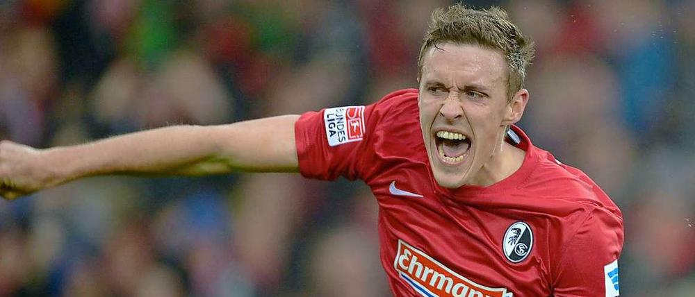Diesmal traf er gegen Gladbach. In Zukunft könnte er für die Borussia jubeln: Noch-Freiburger Max Kruse.