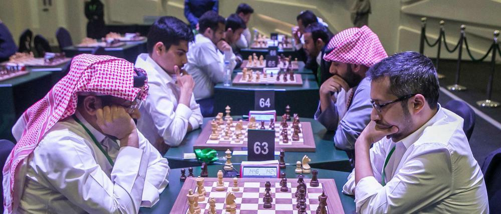 Die Meisterschaft ist das erste Schach-Turnier in Riad überhaupt.