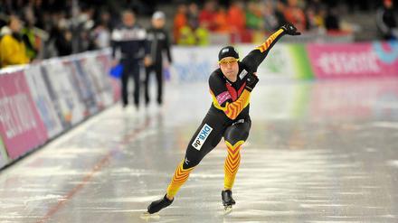 Erfolgreich gequält. Beim Weltcup in Berlin wurde Schwarz im Dezember Siebter über 1000 Meter.