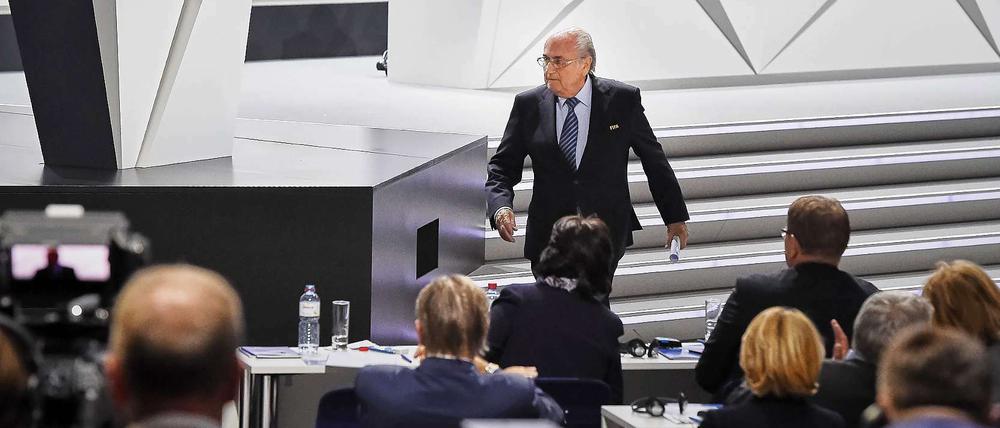 Sepp Blatter will die Fifa hinter sich lassen - so schwer es auch fällt.