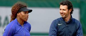 Ein erfolgreiches Team: Serena Williams (l.) und ihr neuer Trainer Patrick Mouratoglou.