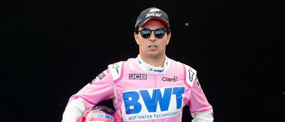 Der mexikanische Fahrer Sergio Perez wird am Sonntag in Silverstone nicht starten dürfen.