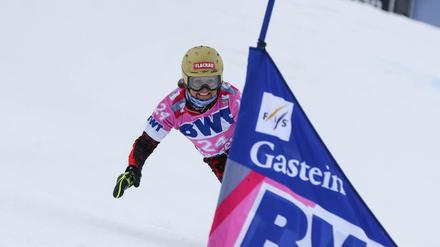 Die österreichische Snowboarderin Claudia Riegler.