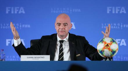 Im Fokus: Fifa-Präsident Gianni Infantino.
