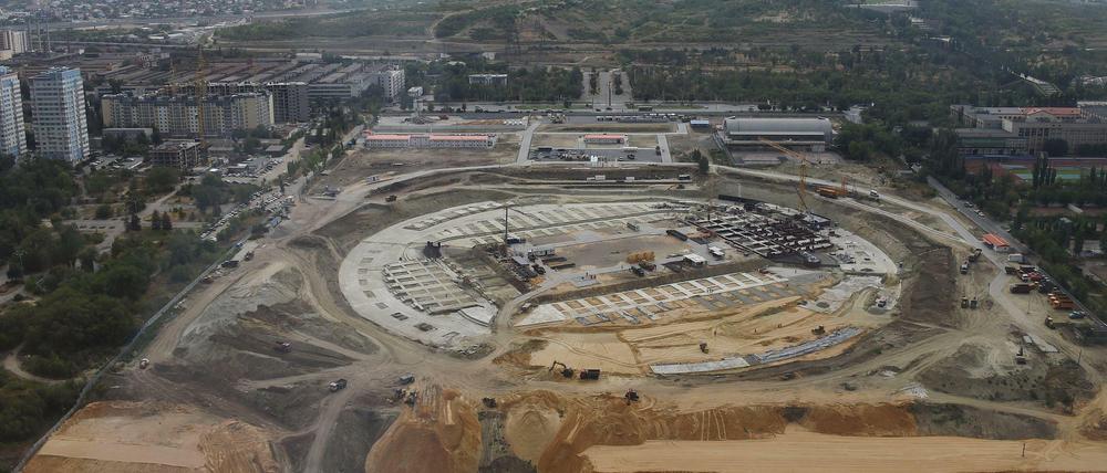 Hier soll die neue WM-Arena von Wolgograd entstehen.