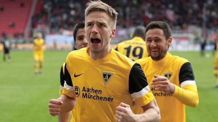 Marco Stiepermann war mit drei Toren (darunter ein Eigentor) der auffälligste Mann beim Spiel zwischen Alemannia Aachen und dem FC Ingolstadt.