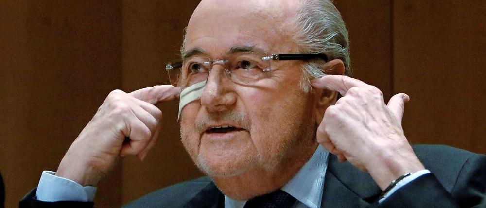 Ex-Fifa-Präsident Joseph Blatter ist mit der Wahl zu seinem Nachfolger zufrieden.