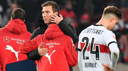 Vorerst kein Mannschaftsfrühstück mehr. Hannes Wolf, Ex-Trainer des VfB Stuttgart.