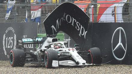 Das war nichts. Lewis Hamilton und Mercedes erlebten in Hockenheim einen gebrauchten Tag.