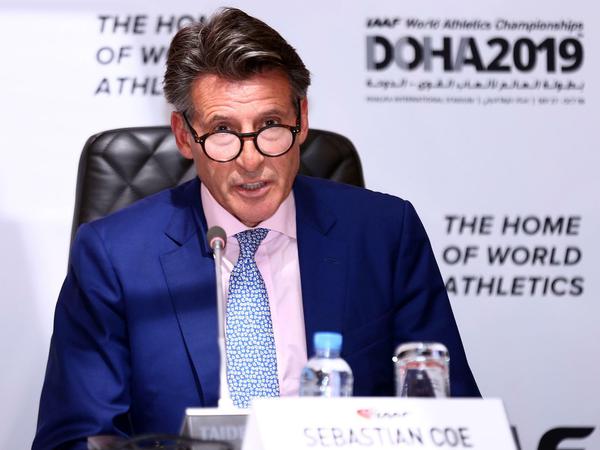 Wenig überrascht. IAAF-Präsident Sebastian Coe vom Ausschluss Russlands.