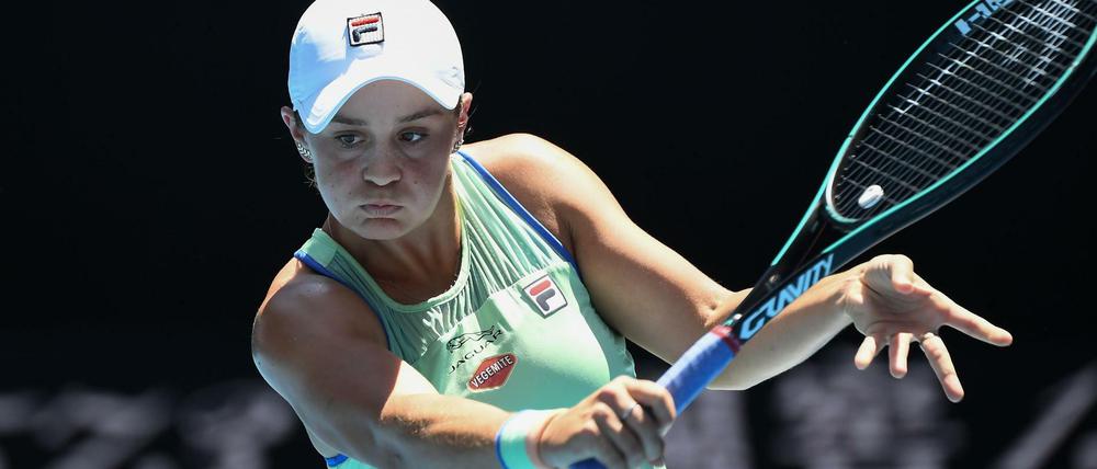 Bedient. Lokalmatadorin Ashleigh Barty verpasst das Finale bei den Australian Open.