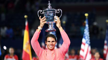 Strahlender Sieger bei den US Open: Der Spanier Rafael Nadal