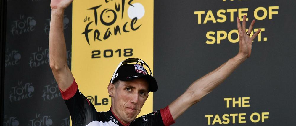 Ein großer Tag für Dan Martin: Der Ire feiert seinen unverhofften Sieg bei der 6. Etappe der Tour de France.