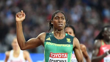 Locker im Ziel. Caster Semenya ist Olympiasiegerin und Weltmeisterin.