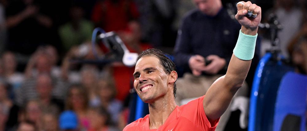 Rafael Nadal kehrte mit einem Sieg nach fast einem Jahr Pause zurück auf die ATP-Tour.
