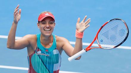 Angelique Kerber hat mit einem Sieg gegen Victoria Azarenka das Halbfinale der Australian Open erreicht. 