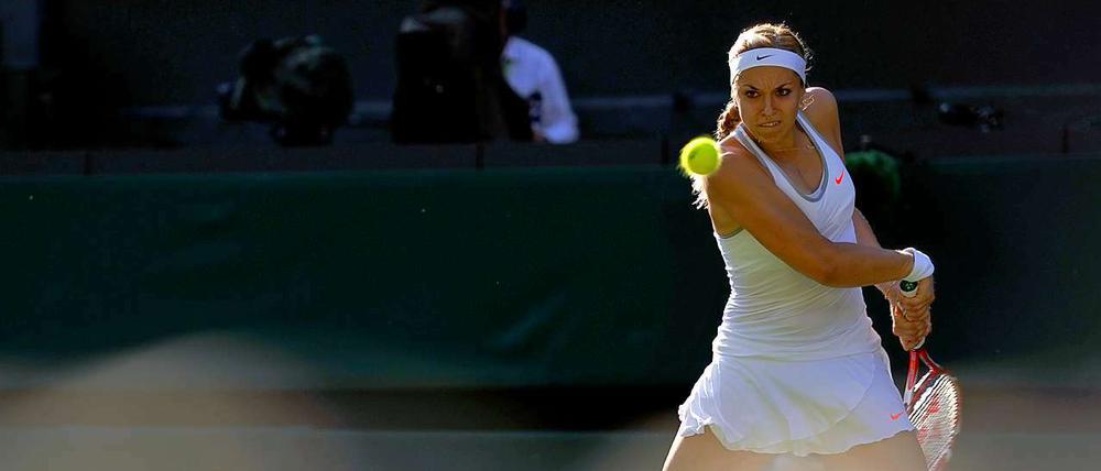 Sabine Lisicki ist die letzte verbleibende Deutsche in Wimbledon.