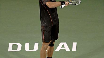 In Dubai im Mittelpunkt: Turniersieger Novak Djokovic.