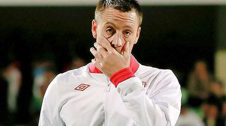 Ein unschöner Abschied. John Terry wird nicht mehr für England spielen. Er spürte keinen Rückhalt aus dem Verband aufgrund seiner vermeintlichen rassistischen Äußerungen 