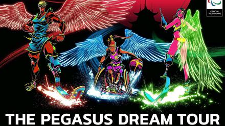 Spielfiguren mit besonderen Kräften in der Pegasus Dream Tour.