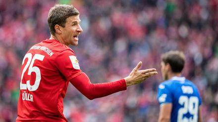 Unzufrieden: Thomas Müller spielte beim FC Bayern in dieser Saison noch keine große Rolle.