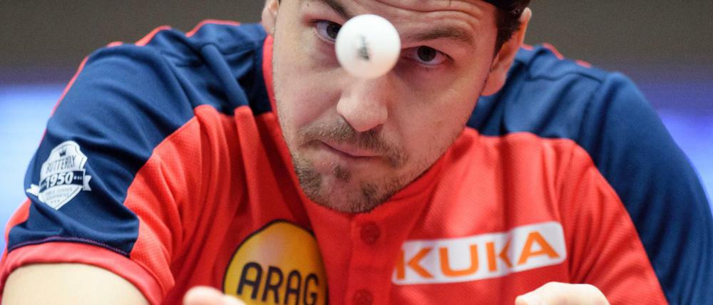 Fokussiert: Timo Boll steht wieder an der Spitze der Tischtenniswelt.