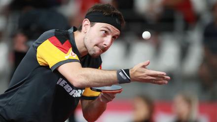 Bollwerk. Der deutsche Tischtennis-Star Timo Boll ist bei der Team-EM auf dem Weg Titelverteidigung.