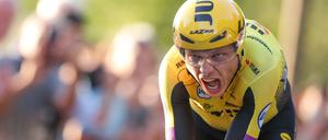 In Aktion. Tony Martin ist mit seinem Team Jumbo-Visma bei der Tour de France erfolgreich.