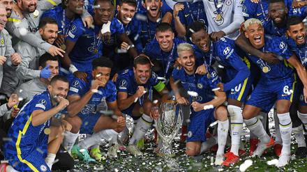 Mannschaft mit Money: der FC Chelsea, UEFA-Cup-Gewinner 2021.