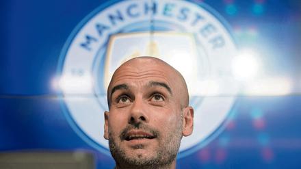 Seit dieser Saison in Mann in Hellblau: Pep Guardiola, Trainer von Manchester City.