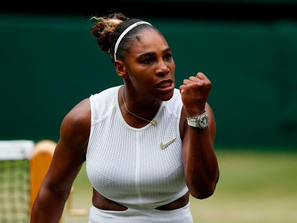Entschlossen. Auch Tennisstar Serena Williams ernährt sich vegan.