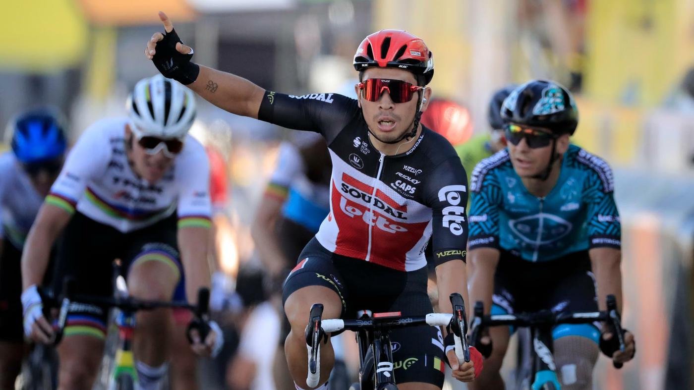 Gesamtwertung der Tour de France unverändert Caleb Ewan gewinnt WildWestFinale der elften Etappe