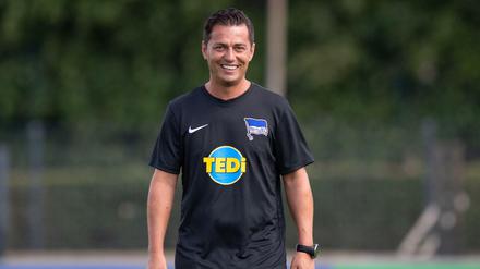 Trainingsauftakt Hertha BSC: Trainer Ante Covic freut sich auf die neuen Aufgaben.