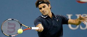 So ästhetisch wie effektvoll: Roger Federer ist weiterhin der Superstar des Tennis.