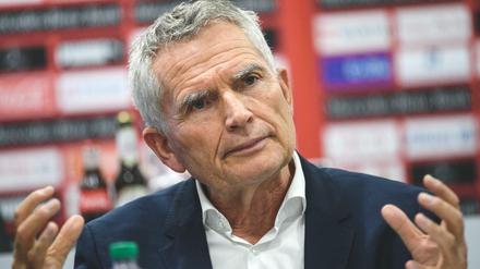 Wolfgang Dietrich, Präsident des VfB Stuttgarts, kann am Sonntag abgewählt werden. 