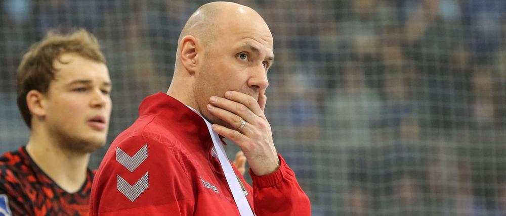 Berlins Trainer Erlingur Richardsson war überrascht über den Einbruch seiner Mannschaft.