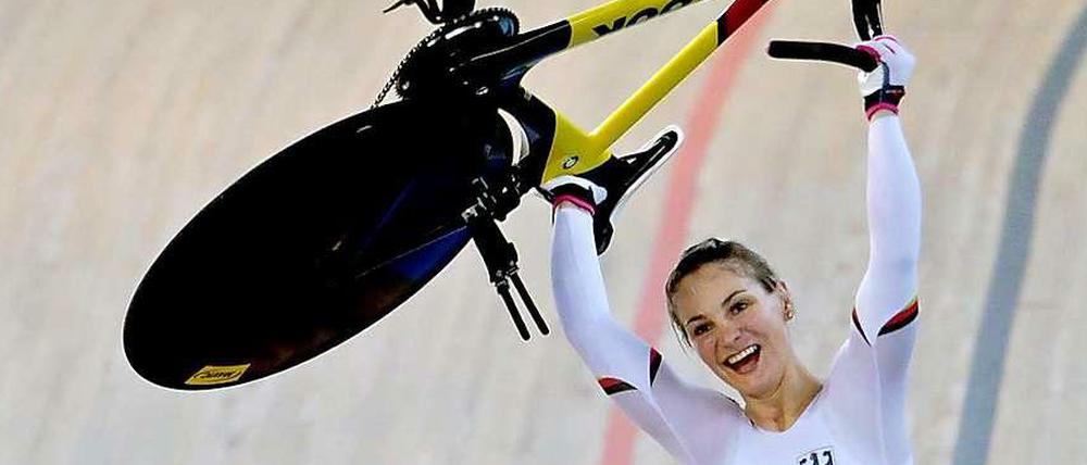 Kann Kristina Vogel ihre drei Goldmedaillen bei der Bahnrad-WM verteidigen?
