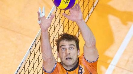 Weiter oben: Pierre Pujol bleibt den BR Volleys erhalten.