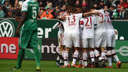 Und Spieltag für Spieltag freuen sich die Bayern. Der 1:0-Erfolg gegen Werder Bremen bedeutete einen Startrekord.