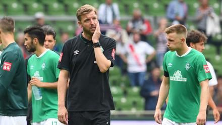 Anders als vorgestellt. Bremens Trainer Florian Kohfeldt durfte bislang noch nicht jubeln.
