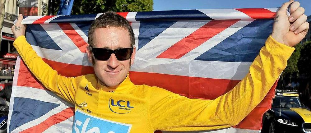 Sternstunde in Paris. 2012 gewann Wiggins die Tour de France. 